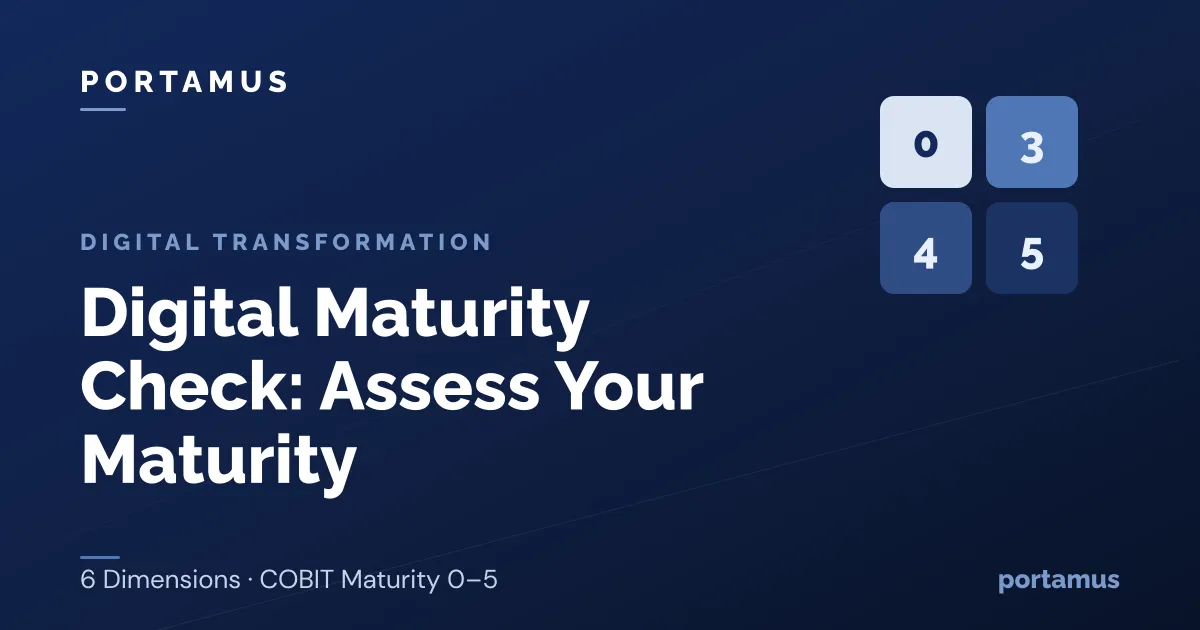 Digital Maturity Check: Assess Your Maturity Across 6 Dimensions